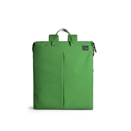 Seagrass Pivot Workpack front view — DailyObjects Marine Weave recycled-nylon work backpack