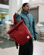 Red Clay Miles Roll Top Backpack