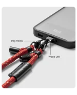 Red Crossbody Phone Lanyard - Cord