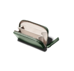 Sap Green Vegan Leather Zipper Slim Card & Coin Wallet | Online Shopping | KlippiK Kuwait UAE Saudi