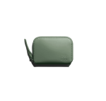 Sap Green Vegan Leather Zipper Slim Card & Coin Wallet | Online Shopping | KlippiK Kuwait UAE Saudi