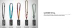 Black Leatherite Crossbody Phone Lanyard - Strap by DailyObjects — view 5