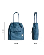 Space Blue Parachute Tote Bag