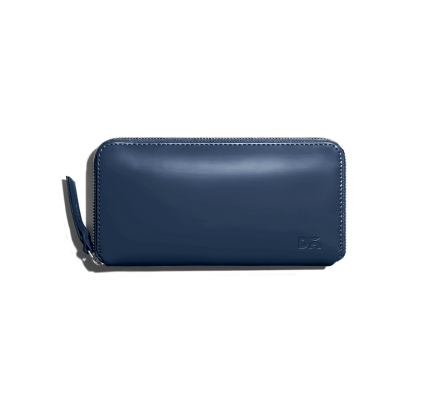 Ultramarine Blue Vegan Leather Women's Classic Wallet | Online Shopping | Kuwait UAE Saudi