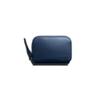 Ultramarine Blue Vegan Leather Zipper Slim Card & Coin Wallet | Online Shopping | KlippiK Kuwait UAE Saudi