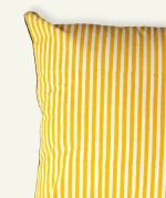 Yellow Indigo Silent stripes Body Cushion Cover