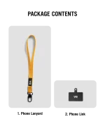 Yellow Wrist Lanyard - Strap