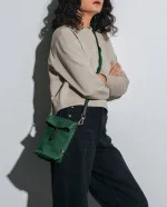 Forest Green Scout Crossbody Bag - Image 3