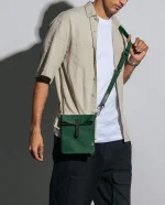 Forest Green Scout Crossbody Bag - Image 4