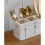 Marbleous Cutlery Holder For Kitchen (Spoon Fork & Knives) - Image 4