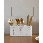 Marbleous Cutlery Holder For Kitchen (Spoon Fork & Knives)