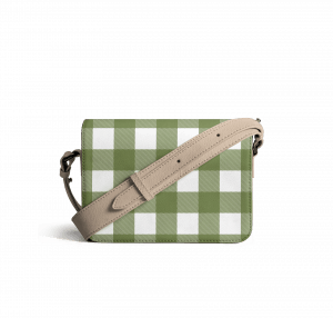 Creamy Crocodile Gingham Sol Box Shoulder Bag - Image 7