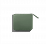 Vegan Leather Zip Wallet - Sap Green - Image 5