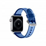 Smurf Blue Clear Apple WatchBand (38/40/41mm)