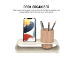 Cirque Phone and Pen Stand - Ivory White - Image 5