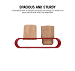 Cirque Phone and Pen Stand - Red - Image 6