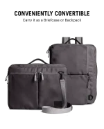 Charcoal Meridian Convertible Briefpack - Image 4