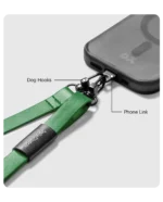 Green Leatherite Crossbody Phone Lanyard - Strap - Image 7
