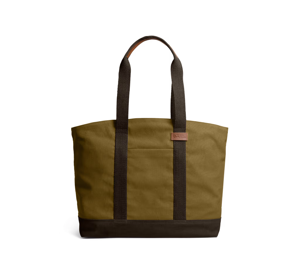 Olive Green-Clove Field Tote Bag - Image 1