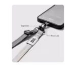 Charcoal-Grey Crossbody Phone Lanyard - Strap - Image 8