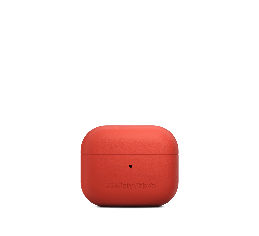 Crimson Leatherite AirPods Pro 2 Case Cover - Image 1