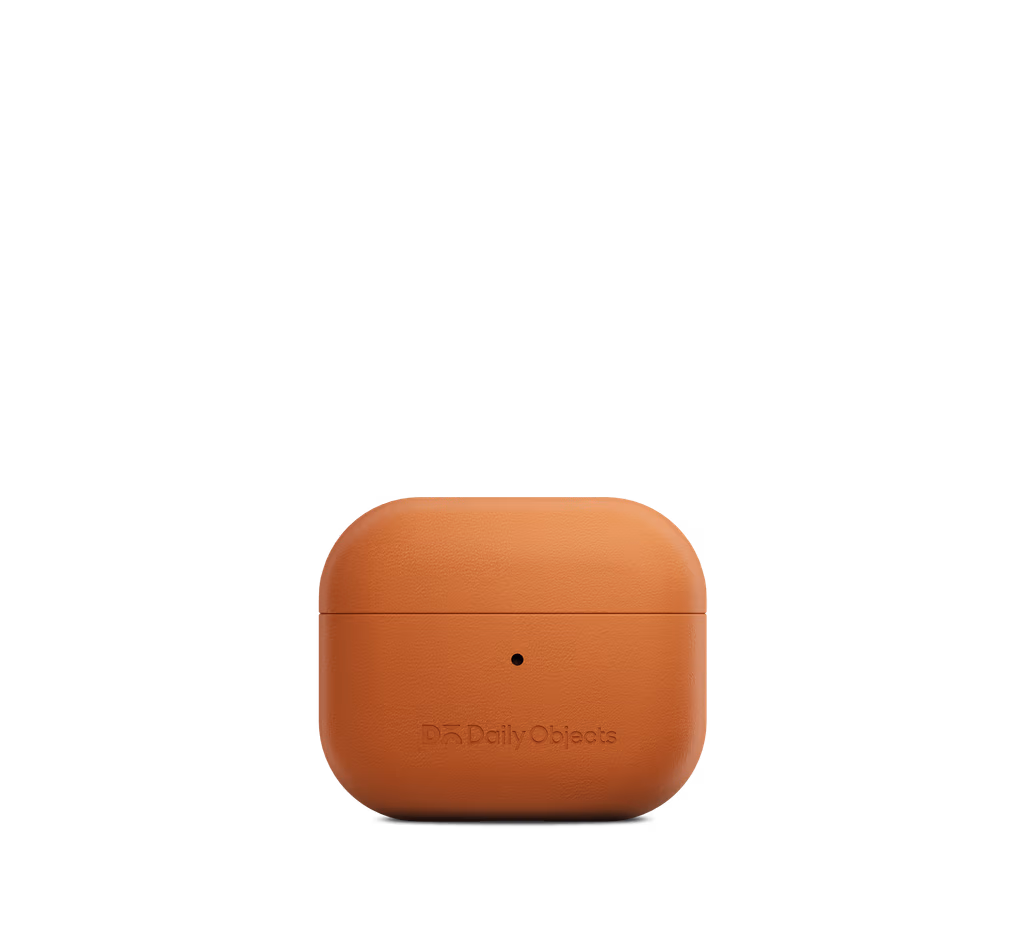 Tan Leatherite AirPods Pro 2 Case Cover - Image 1