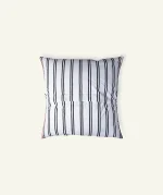 Cloudy Black with Candy Red Muted Layers, 24x24 Inch Cushion Cover - Image 3