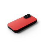 Crimson-Grey Leatherite MagSafe Phone Case Cover for iPhone 17 - Image 10