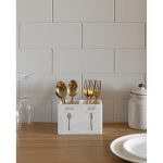Marbleous Cutlery Holder For Kitchen (Spoon Fork & Knives) - Image 5