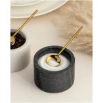 Marble Salt & pepper bowls set - Round trinkets