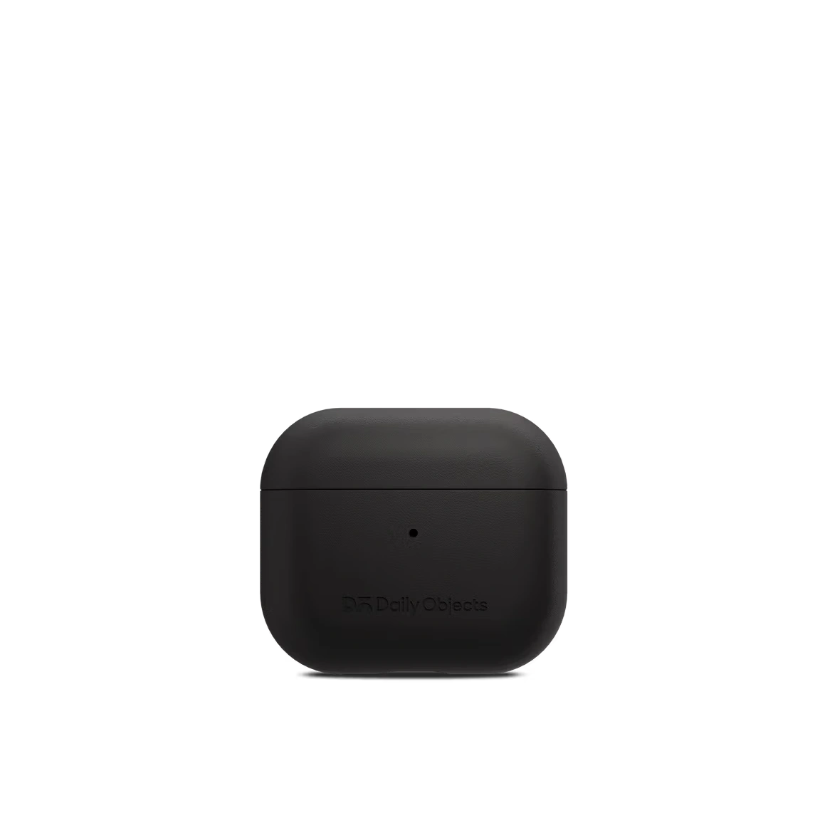 Black Leatherite AirPods 3 Case Cover - Image 1