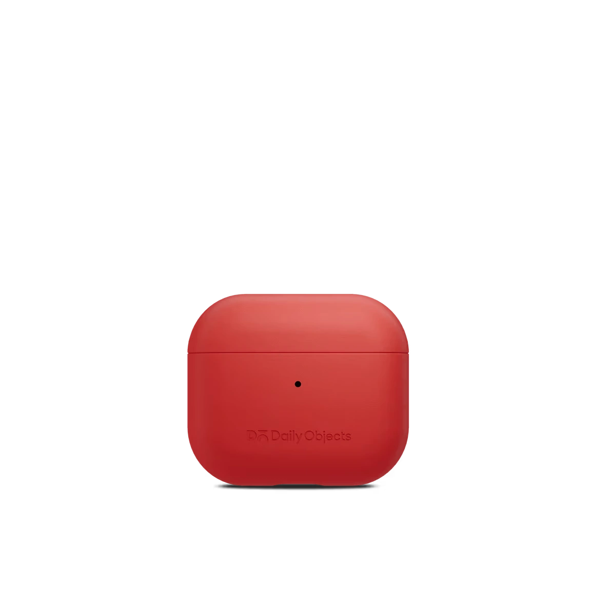 Crimson Leatherite AirPods 3 Case Cover - Image 1