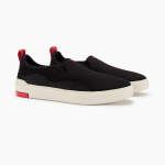 Enhanced Canvas Slip On – Orca Black – 4 - Image 3