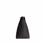 Side profile of small black ripstop Basalt Pivot carry all pouch | KlippiK Worldwide