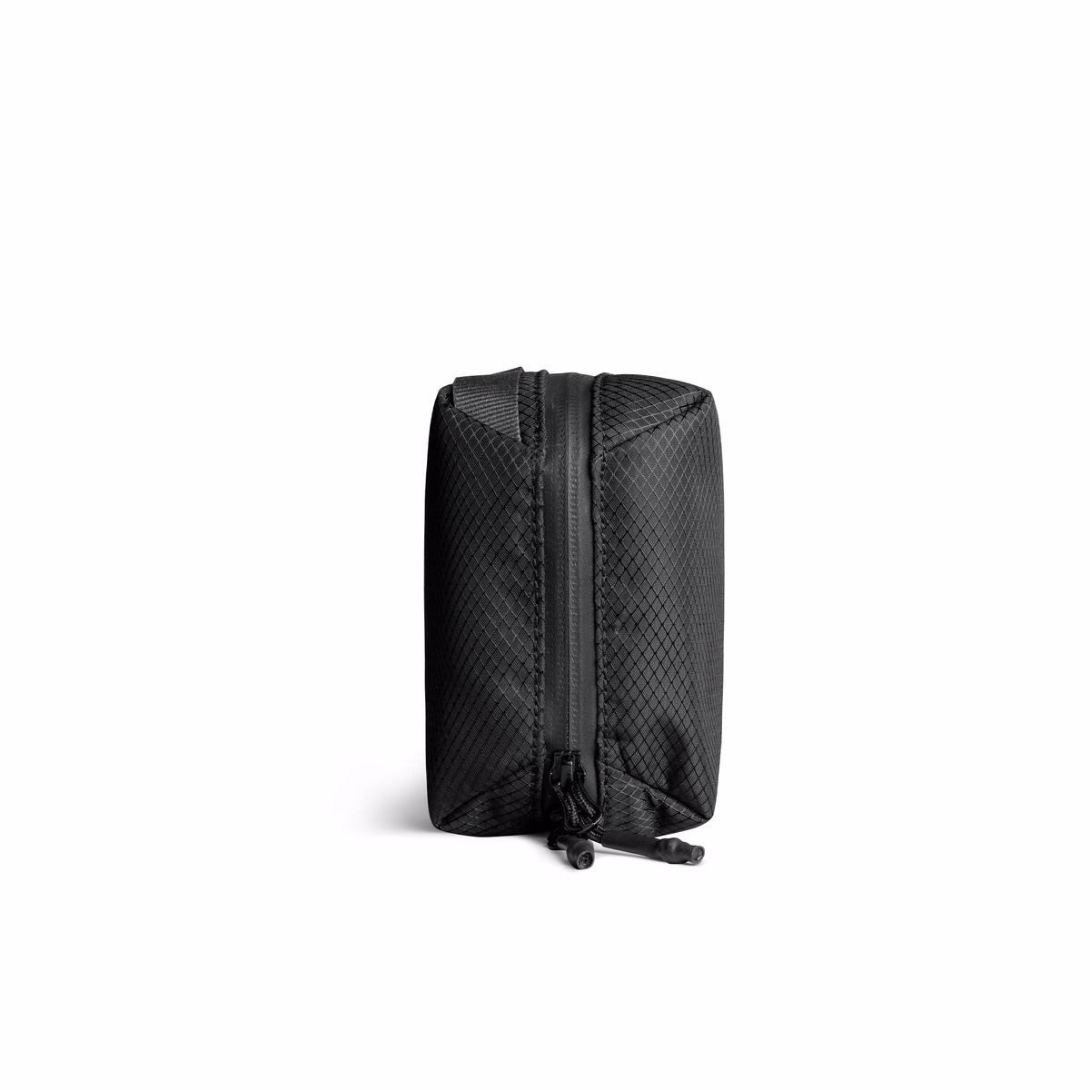 Black Ripstop Vault Tech Organiser - Medium in Black – Side View | KlippiK UK