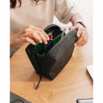 Black Ripstop Vault Tech Organiser - Small in Black – Lifestyle View | KlippiK NZ