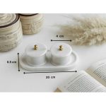 Two Trinkets with one marble tray by Marbleous — view 4