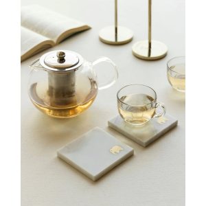 Marble Coasters (Set of 2)- Elephant theme