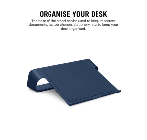 Arete Laptop Stand - Blue by DailyObjects — view 9