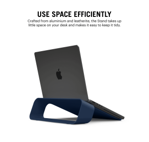 Arete Laptop Stand - Blue | Platform Collection | KlippiK Kuwait UAE Saudi