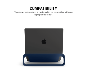 Arete Laptop Stand - Blue | Platform Collection | KlippiK Kuwait UAE Saudi
