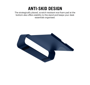 Arete Laptop Stand - Blue | Platform Collection | KlippiK Kuwait UAE Saudi