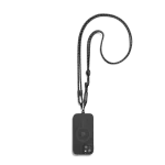 Black Reflective Crossbody Phone Lanyard - Cord