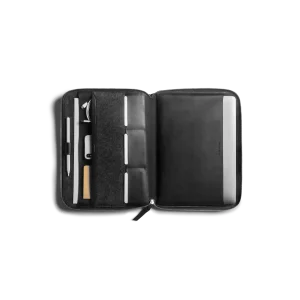 Urbane Tech Folio Black by DailyObjects – vegan leather tech organiser for MacBook Pro 14 inch