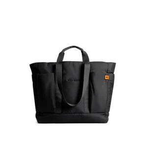 Carbon Black Idyll Tote Bag — lightweight tote with twin shoulder handles, shown on white