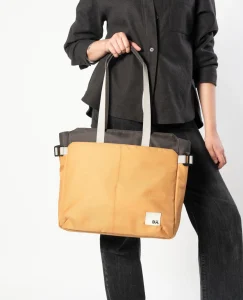 Charcoal-Amber Key Tote Bag