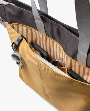 Charcoal-Amber Key Tote Bag