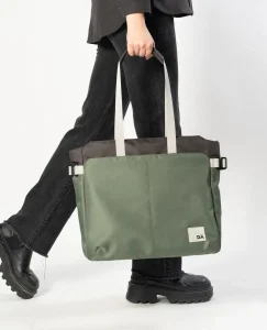 Charcoal-Kelp Key Tote Bag