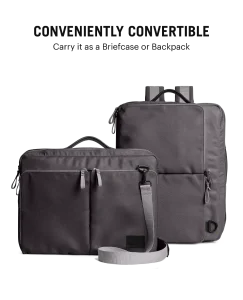Charcoal Meridian Convertible Briefpack