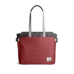 Charcoal-Red Clay Key Tote Bag